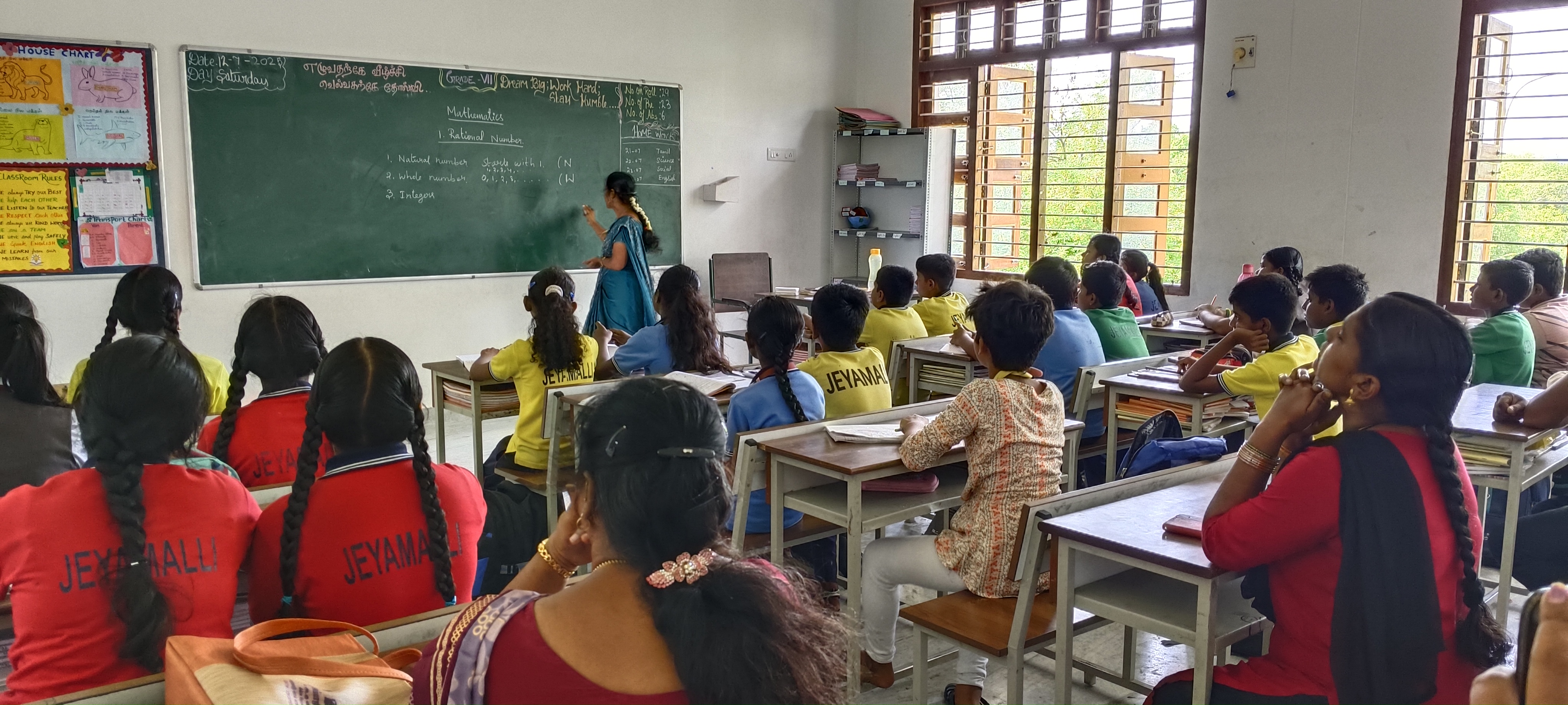 Jeyamalli International School Smart Classroom Layout