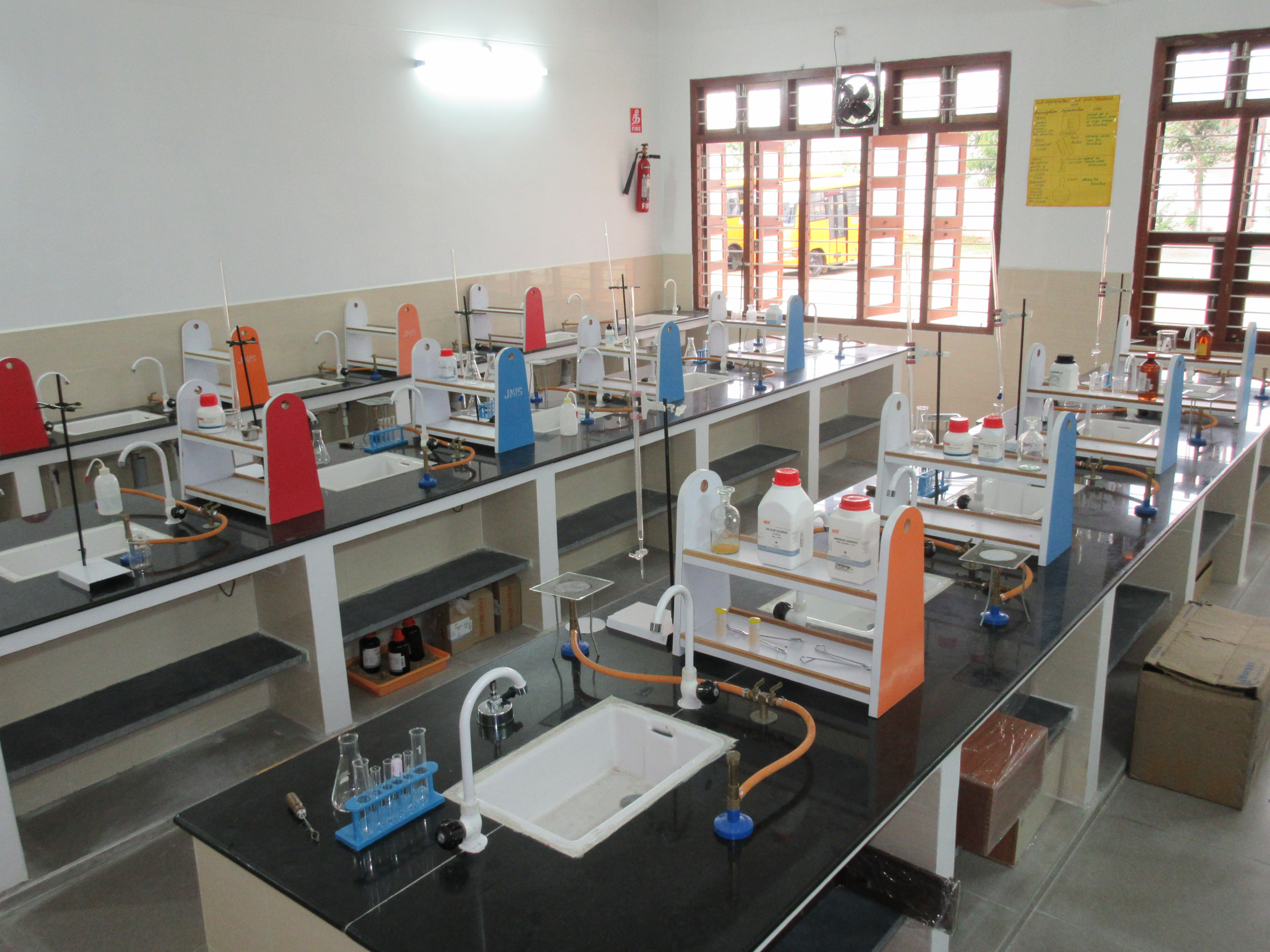 Chemistry Laboratory at Jeyamalli International School